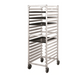 New Age 20 3/8"W 18 Sheet Pan Rack w/ 3" Bottom Load Slides (95864)-cityfoodequipment.com