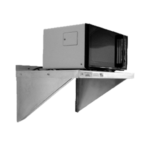 New Age Solid Wall Mounted Shelf, 24"W x 24"D, Aluminum (95883)-cityfoodequipment.com