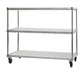 New Age 2 Level Mobile Drying Rack for Trays (96090)-cityfoodequipment.com