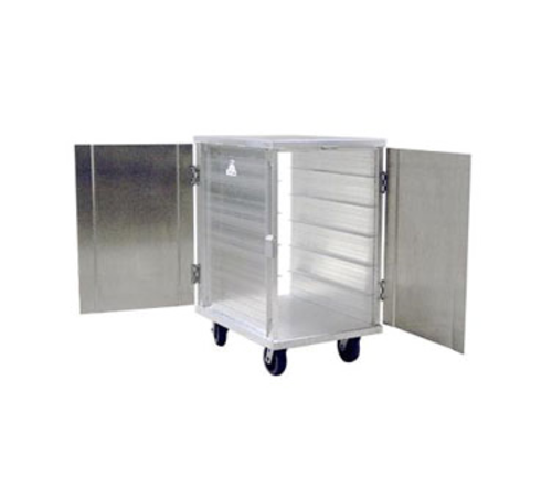 New Age 12 Tray Cabinet Room Service Cart, Aluminum (97655)-cityfoodequipment.com