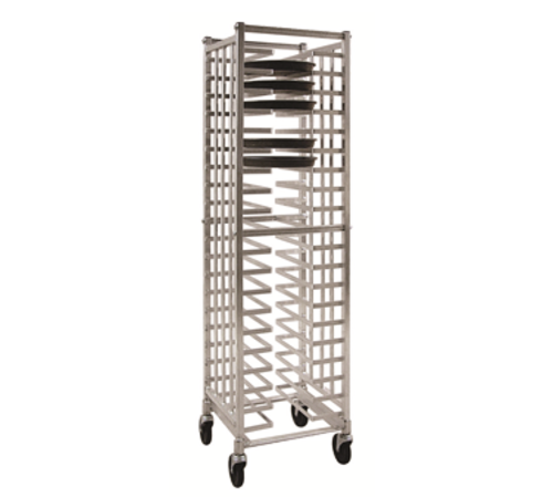 New Age 18 1/2"W 20 Pizza Pan Rack w/ 2 3/8" Bottom Load Slides (97720)-cityfoodequipment.com