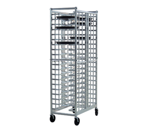 New Age 18 1/2"W 40 Pizza Pan Rack w/ 2 3/8" Bottom Load Slides (97721)-cityfoodequipment.com