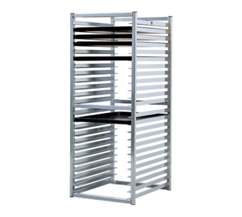 New Age 51" Insert Rack w/ Open Sides, (24)18x26" Pan Capacity, End Loading Aluminum (97729)-cityfoodequipment.com