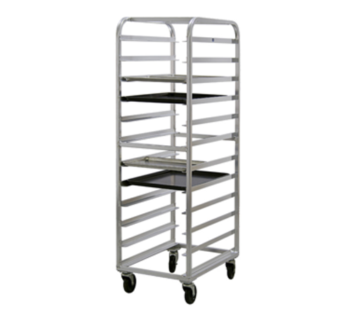 New Age 20 3/8"W 12 Sheet Pan Rack w/ 5" Bottom Load Slides (97743)-cityfoodequipment.com
