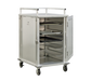 New Age 12 Tray Cabinet Room Service Cart, Aluminum (97830)-cityfoodequipment.com