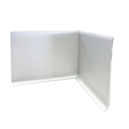 New Age Cove Baseboard - Inside Corner, 5"W x 5"H, Aluminum (9789C)-cityfoodequipment.com