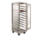 New Age 20 7/8"W 10 Sheet Pan Rack w/ 5" Bottom Load Slides (98063)-cityfoodequipment.com