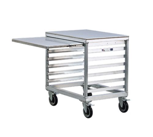 New Age 28 1/2" x 30" Mobile Equipment Stand for Slicers, Pan Slides (99217)-cityfoodequipment.com