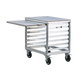 New Age 28 1/2" x 30" Mobile Equipment Stand for Slicers, Pan Slides (99217)-cityfoodequipment.com