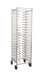 New Age 20 3/8"W 20 Pizza Pan Rack w/ 2 3/8" Bottom Load Slides (99309)-cityfoodequipment.com