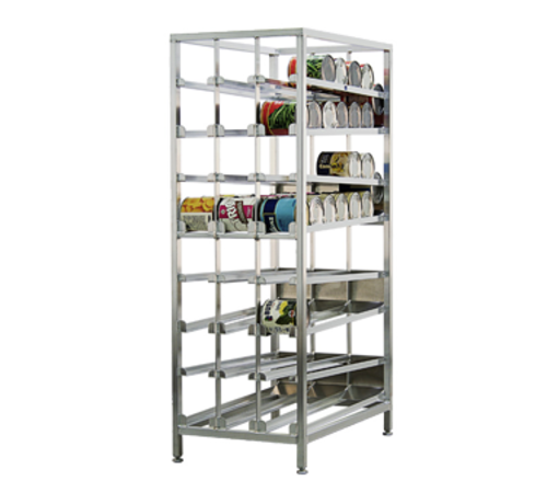 New Age 78 1/4"H Stationary Can Rack w/ (156) #10 Capacity, Adjustable Feet (99381)-cityfoodequipment.com