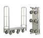 New Age 1 Level Aluminum Utility Cart W/ 1200 Lb Capacity, Flat Ledges (BDT18568)-cityfoodequipment.com