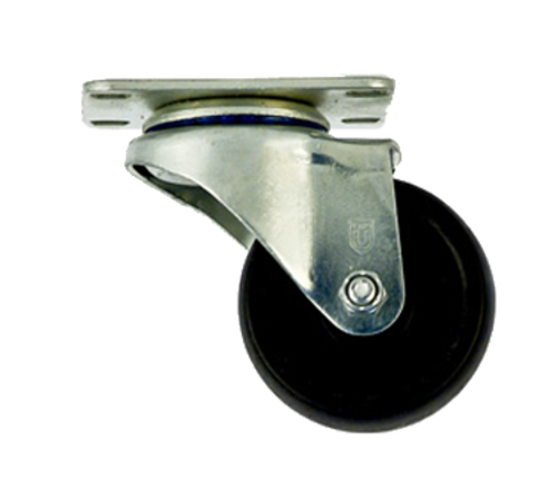 New Age Swivel Plate Caster W/ 3" Diameter & 275 Lb Capacity, Polyolefin Wheel Tread (C410)-cityfoodequipment.com