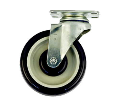New Age 5" Plate Caster, No Brake (C450)-cityfoodequipment.com