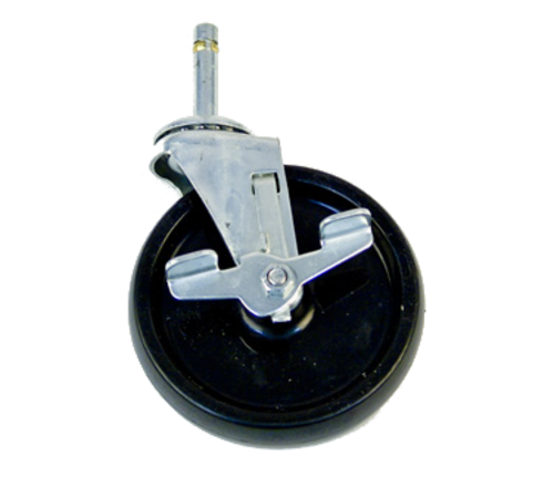 New Age 5" Stem Caster w/ Brake (C485)-cityfoodequipment.com