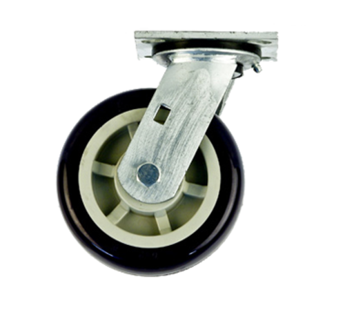 New Age 6" Plate Caster, No Brake (C510)-cityfoodequipment.com