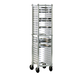 New Age 13 3/8"W 26 Pizza Pan Rack w/ 2" Bottom Load Slides (NS599A)-cityfoodequipment.com