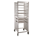 New Age Mobile Full Height Doughnut Screen Rack w/ Open Sides & (20)23x23 Pan Capacity (NS621KD)-cityfoodequipment.com