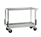 New Age 2 Level Aluminum Utility Cart W/ Raised Ledges (NS765)-cityfoodequipment.com