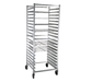 New Age Mobile Full Height Doughnut Screen Rack W/ Open Sides & (20)24x24 Pan Capacity (NS947KD)-cityfoodequipment.com