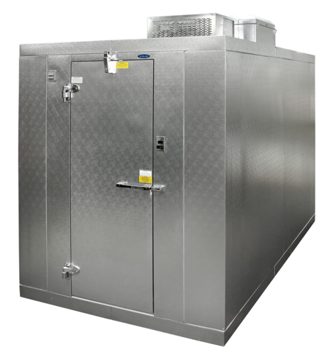 Norlake KLF7788-C 8' X 8' Indoor Walk-In Freezer W/ Top-Mounted Compressor - Floor-cityfoodequipment.com