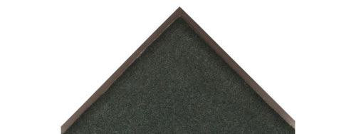 NoTrax 130S0023GN Sabre? Entrance Floor Mat, 2' x 3', 3/8" Thick, Hunter Green-cityfoodequipment.com
