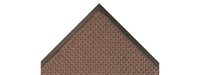 NoTrax 166S0034BR Guzzler? Entrance Floor Mat, 3' x 4', 3/8" Thick, Brown-cityfoodequipment.com