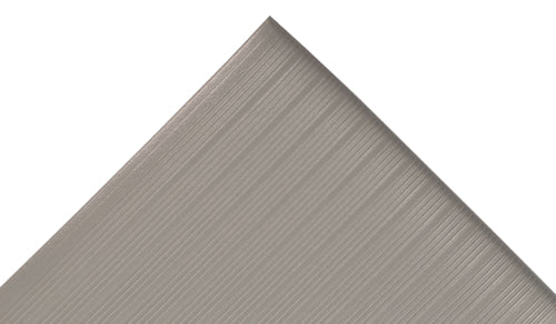 NoTrax 410R0324GY Airug? Anti-Fatigue Floor Mat - 2' x 60', 3/8" Thick, Gray-cityfoodequipment.com