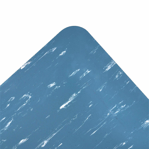NoTrax 511S0035BU Heavy Duty Vinyl Mat, 3-ft x 5-ft x 1/2", Blue-cityfoodequipment.com