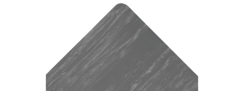 NoTrax 512S0023GY Marble-Tuff? Anti-Fatigue Floor Mat - 2' x 3', 1" Thick, Gray-cityfoodequipment.com