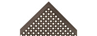 NoTrax 562S0033BL Sanitop? Grease-Resistant Floor Mat - 3' x 3', 1/2" Thick, Black-cityfoodequipment.com