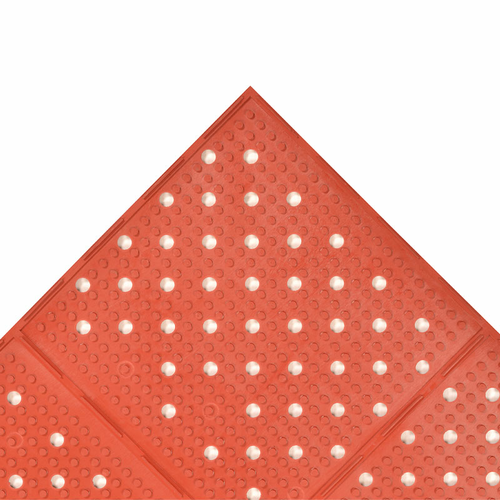 Notrax T23S0028RD Multi-Mat Ii® Grease-Resistant Floor Mat, 2' X 8', 3/8" Thick, Red-cityfoodequipment.com