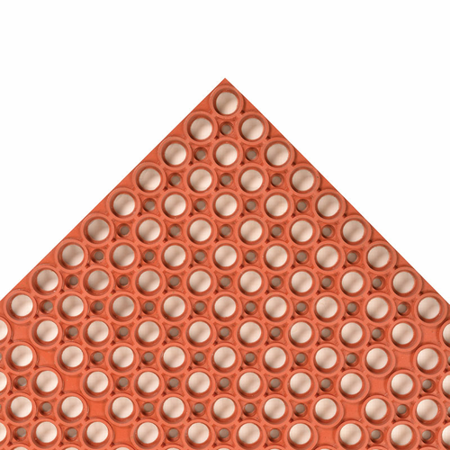 NoTrax T25S0035RD Apex Challenger Anti-Fatigue Floor Mat - 3' x 5', Rubber, Red-cityfoodequipment.com