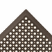 Notrax T30S0033BL Competitor® Anti-Fatigue Floor Mat - 3' X 3', 1/2" Thick, Black-cityfoodequipment.com