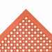 Notrax T30S0033RD Competitor® Anti-Fatigue Floor Mat - 3' X 3', 1/2" Thick, Red-cityfoodequipment.com