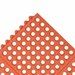 Notrax T56S0033RD Square Anti-Fatigue Floor Mat - 3' X 3', Rubber, Red-cityfoodequipment.com