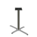Oak Street Dining Height Table Base W/ 22 X 30" Base Spread, Chrome (B2230CHR-STD)-cityfoodequipment.com