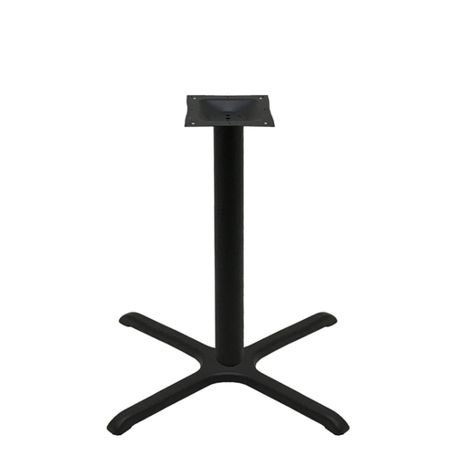 Oak Street Dining Height Table Base W/ 30 X 30" Base Spread, Cast Iron (B30-STD)-cityfoodequipment.com