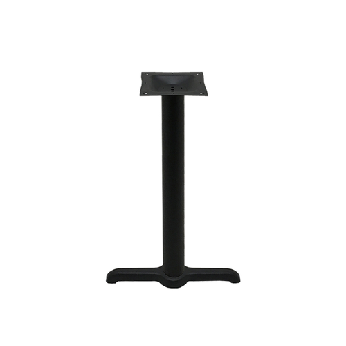 Oak Street Cast Iron Table Base, 5 X 22" Base Spread, Black (B522STD)-cityfoodequipment.com