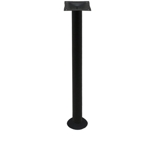 Oak Street Bar Height Bolt Down Table Base W/ 3" Diameter, Cast Iron (BDB-BAR)-cityfoodequipment.com