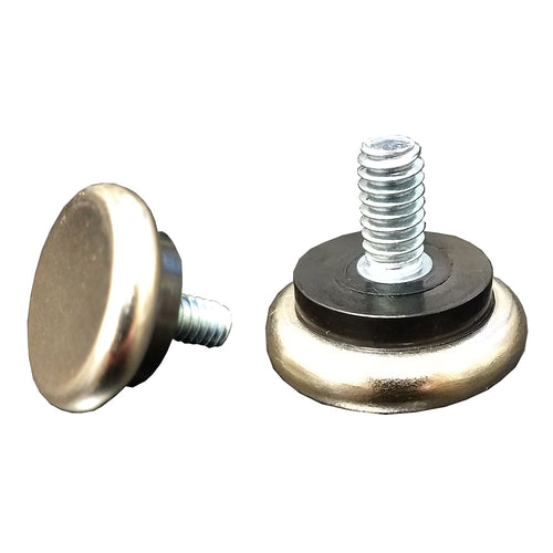Oak Street Adjustable Furniture Glide W/ Metal Base (BL522-ML)-cityfoodequipment.com