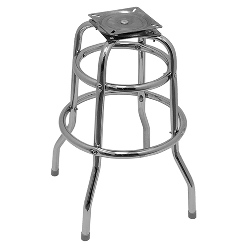 Oak Street Replacement Bar Stool Frame W/ Double Ring Base, Chrome (SL2129-BOTTOM)-cityfoodequipment.com