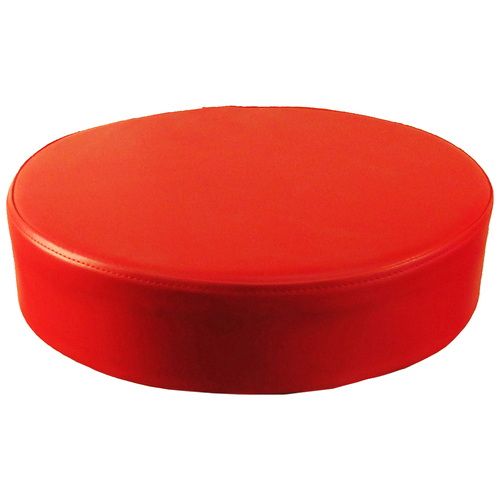 Oak Street Replacement Button Top Bar Stool Seat, Red Vinyl (SL2129TOP-RED)-cityfoodequipment.com