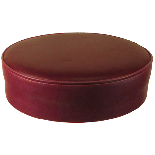Oak Street Replacement Button Top Bar Stool Seat, Wine Vinyl (SL2129TOP-WINE)-cityfoodequipment.com
