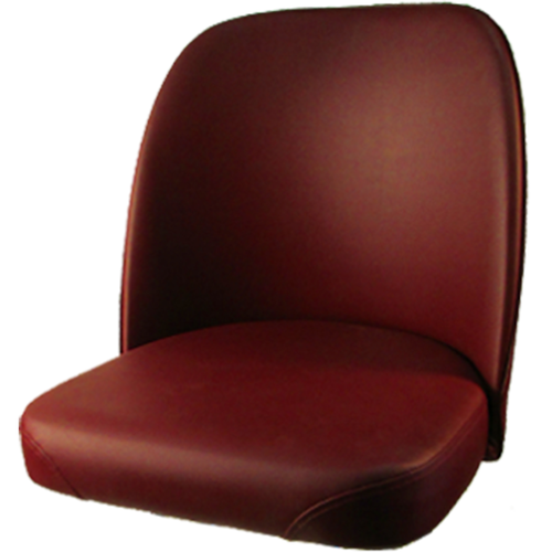 Oak Street Replacement Bucket Bar Stool Seat, Wine Vinyl (SL2133TOP-WINE)-cityfoodequipment.com