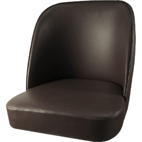 Oak Street Replacement Bar Stool Vinyl Foam Bucket Seat, Espresso (SL3133TOP-ESP)-cityfoodequipment.com