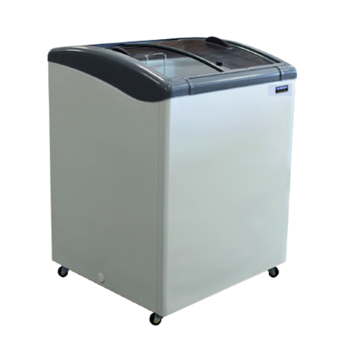 Ojeda 28 1/5" Mobile Chest Freezer w/ (2) Baskets - White, 120v (NBH-28)-cityfoodequipment.com