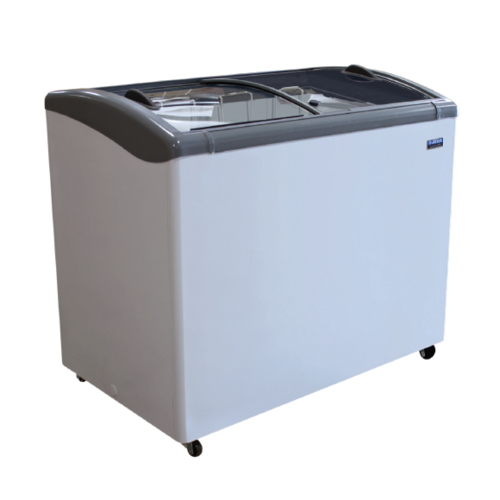Ojeda 42 7/10" Mobile Chest Freezer w/ (4) Baskets - White, 120v (NBH-43)-cityfoodequipment.com