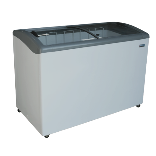 Ojeda 50 3/5" Mobile Chest Freezer w/ (5) Baskets - White, 120v (NBH-51)-cityfoodequipment.com