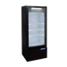 Ojeda 24 3/10" RMH Series One Section Glass Door Merchandiser - (1) Right Hinge Door, Black, 120v (RMH 10-SL)-cityfoodequipment.com